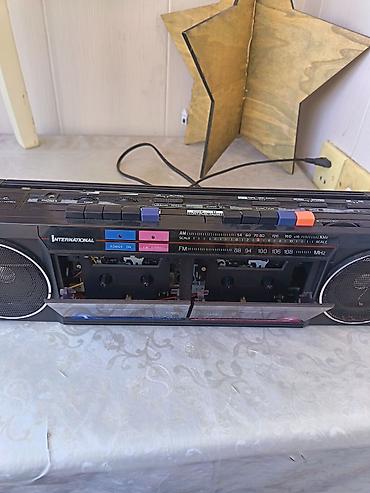 Магнитофоны: International markalı portativ boomboks – iki kasetli radio-maqnitofon — 4