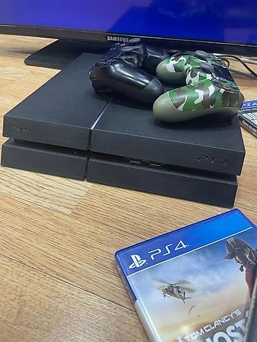 PlayStation 4 500GB iki pultu 6eded en maraqlı oyun disci konsol — 2