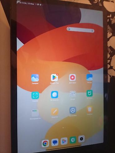 Планшет, Redmi, 10" - 11", Б/у, цвет - Серый