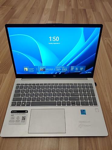 HP: HP noutbuk - Model: HP Laptop (gümüşü korpus, tam ölçülü klaviatura — 1