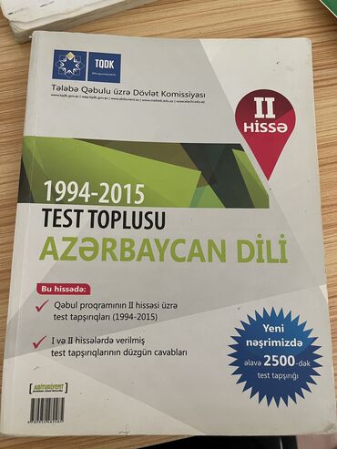 kenquru olimpiada məsələləri kitabı: 3AZN 
Azerbaycan dili test toplusu 1994-2015