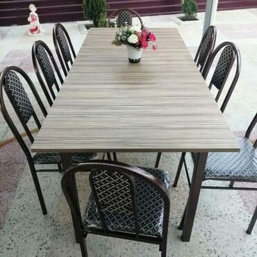 Masa və oturacaq dəstləri: Mətbəx üçün, Yeni, Açılan, Dördbucaq masa, 4 stul -da lalafo.az — 14 Masa və oturacaq dəstləri: Mətbəx üçün, Yeni, Açılan, Dördbucaq masa, 4 stul — 14