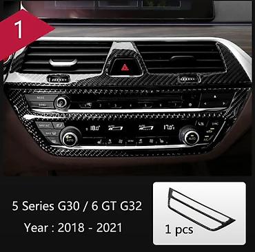 Декоративные накладки: Декоративные накладки На панель, Карбон, BMW, 2018 г., Б/у, Самовывоз — 6