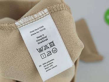 beige color: Spodnie materiałowe damskie, rozmiar S — 5