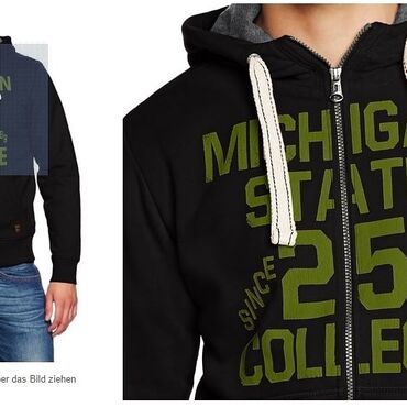 Толстовки: Толстовка мужская Толстовка s.Oliver Черный цвет Производство — 21