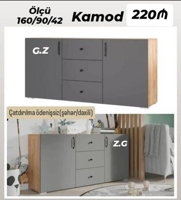 Komodlar: *Kamod 💫220Azn* ✔️İstehsal Rusiya Laminat 18/lik *Rəng seçimi sərbəst*