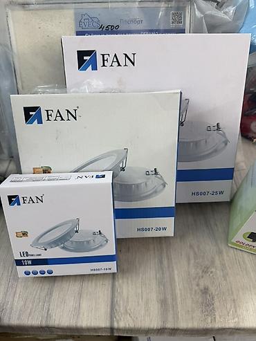 Встраиваемые светодиодные панели FAN (серия HS007) - Тип: круглые LED