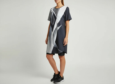 sukienki chabrowe dla puszystych: Women`s dress, size M