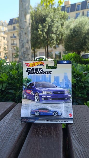 детский игровой набор черепашки ниндзя: Hot Wheels Premium – Fast & Furious seriyası Model: 1999 Nissan