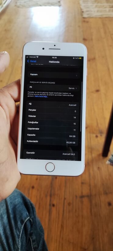 Apple iPhone: IPhone 8 Plus, 64 GB, Ağ, Barmaq izi — 6