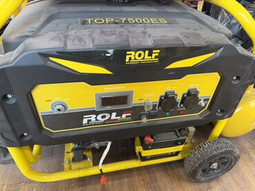 электрогенераторы бу: Бензиновый генератор ROLF TOP-7500ES - Линейка: ROLF (Germany