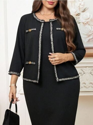 Kompleti: Jednobojni, bоја - Crna — 3