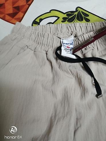 bej şalvar: Uşaq şalvarı – Parim Kids, 8 yaş - Rəng: bej - Model: jogger/kargo — 2