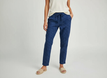 rajstopy aldi: QUIOSQUE, Material trousers for women, size L (EU 40)