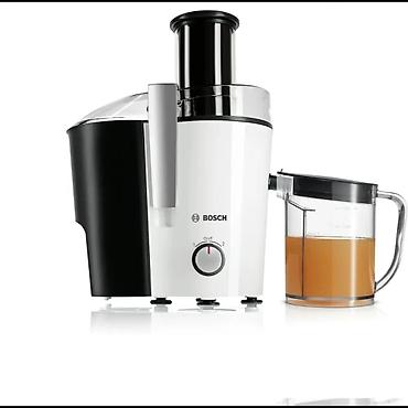 şirəçəkən: Bosch Şirəçəkən 700W – Geniş boğazlıq, 1.25L şirə qabı, yüksək sürətli — 1