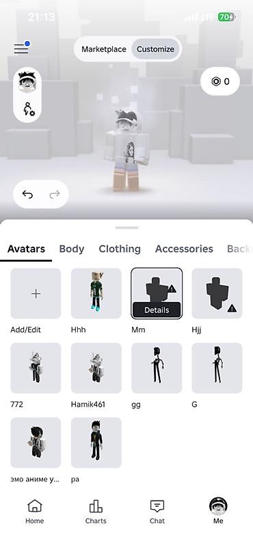 продать роблокс аккаунт: Аккаунт Roblox с ником **Hamik461**. На скриншотах показан профиль в — 5