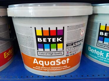 Boyalar: BETEK AquaSet akrilik elastromerik su yalıtımı örtüyü. Bu material 20 lalafo.az -da Boyalar: BETEK AquaSet akrilik elastromerik su yalıtımı örtüyü. Bu material 20