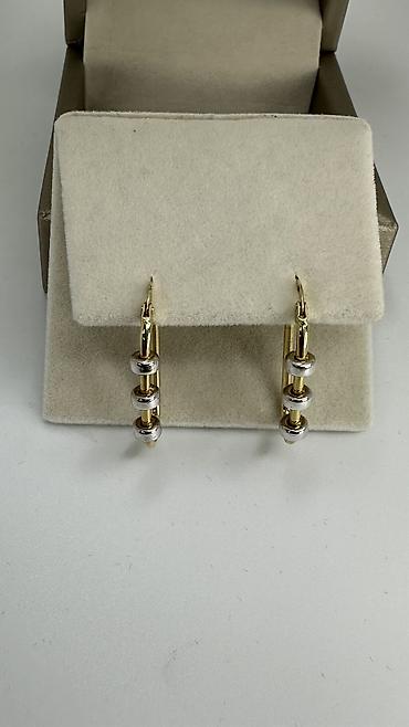 Серьги: Серьги, Проба 585, Без вставки, Женские, Винтажный стиль, Новый — 5