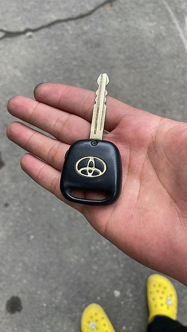 машина ачкыч: Ключ Toyota Б/у, Оригинал — 5