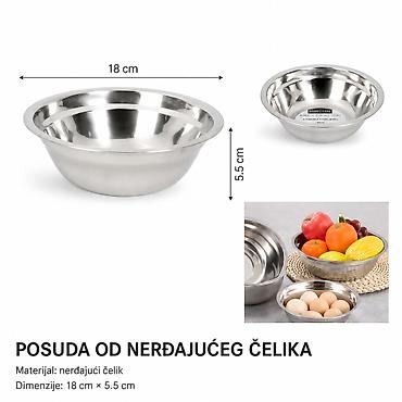 KMT umivaonik za supu od nerđajućeg čelika 2419023 - Materijal