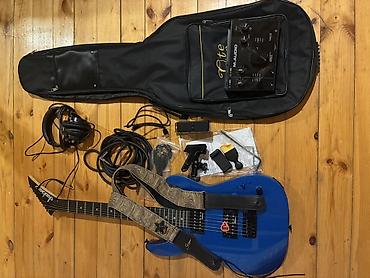 Elektro gitaralar: ÇOX UCUZ Elektrik gitara dəsti • Gitara: Jackson elektrik gitara — 1