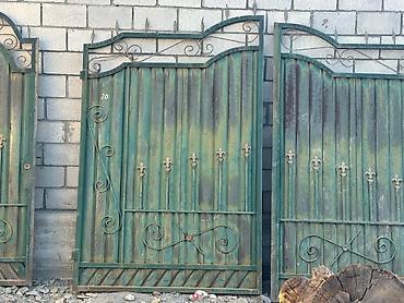 кованые розы: Кованые металлические ворота/секции Б/У - Материал: сталь — 1
