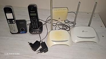 ağ kağız: Satılır: Ev/ofis telefon və şəbəkə avadanlıqları dəsti - 2 ədəd — 1