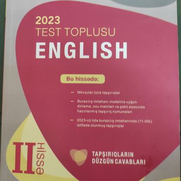 Ovçuluq və balıqçılıq: İngilis dili Testlər 11-ci sinif, 2-ci hissə, 2023 il