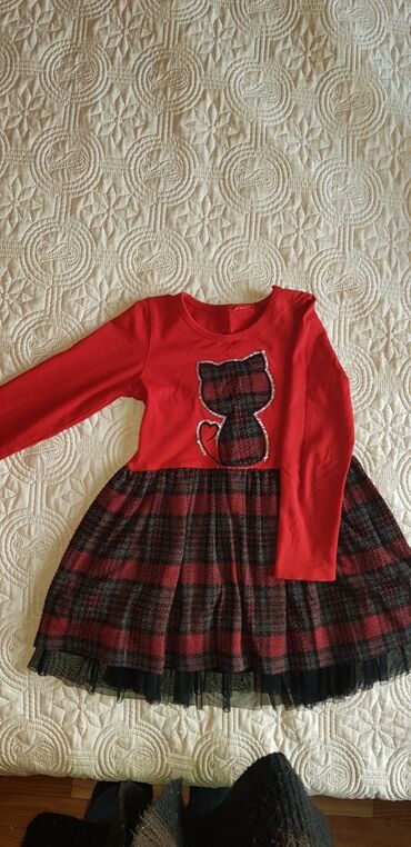 Платья: Детское платье, цвет - Розовый, Б/у — 5