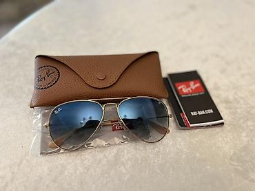 Солнцезащитные очки: Солнцезащитные очки очки, Ray-Ban, Унисекс, Авиатор, Линзы антибликовые, Оправа из нержавеющей стали, Оригинал, Новый — 3