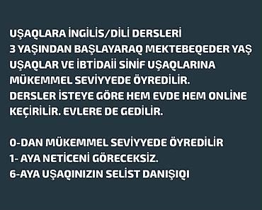 tarix müəllimi: Müəllim, İngilis dili, 5 ildən artıq təcrübə — 2