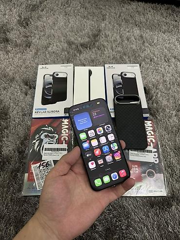 Apple iPhone: IPhone Air, Б/у, 256 ГБ, Jet Black, Защитное стекло, Чехол, Кабель, 100 % — 9
