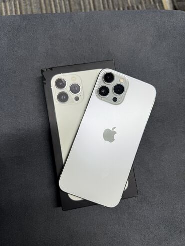 с моей доплатой: IPhone 13 Pro Max, Б/у, 128 ГБ, Белый, Коробка, 86 %