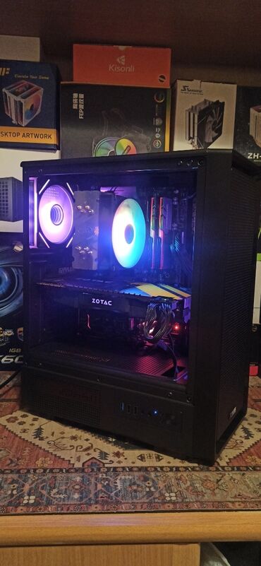 игровые мощные компьютеры: Компьютер, ядер - 12, ОЗУ 16 ГБ, Для несложных задач, Новый, AMD Ryzen 5, NVIDIA GeForce GTX 1070 Max-Q, NVMe