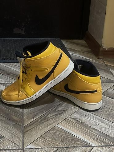 aj1: Мужские кроссовки, 40.5, 41.5, Air Jordan, Б/у, цвет - Желтый — 1