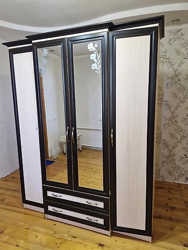 standing mirror: Трёхсекционный шкаф с зеркалами: высота-2м, ширина 160, глубина 45 - — 1