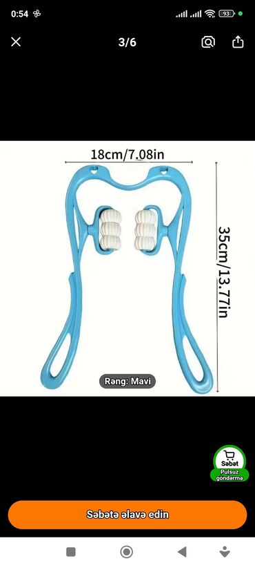 Digər: 6 diyircəkli boyun masaj aləti — 6