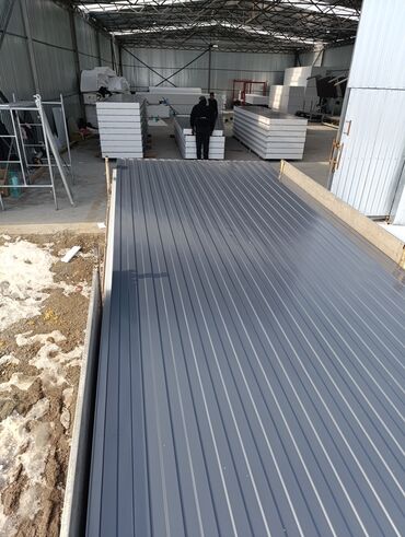 Сэндвич-панели кровельные: Сендвич панель 🧱 Кровельный панели 🏡 1. Сендвич панелдер – жеңил — 6