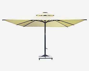 Bağ çətirləri: Böyük ölçülü kvadrat terras/bağ çətiri - Forma və örtük: Kvadrat — 1