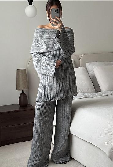 Брючные костюмы: Брючный костюм, Клеш, Осень-весна — 7