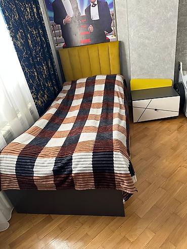 Mebel: Oğlan və qız üçün, İşlənmiş, Təknəfərlik çarpayı, Tumba, Yazı masası, Dolab — 3