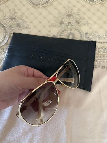acqi: Christian Dior gün eynəyi + orijinal yumşaq futlyar - Model: aviator — 2