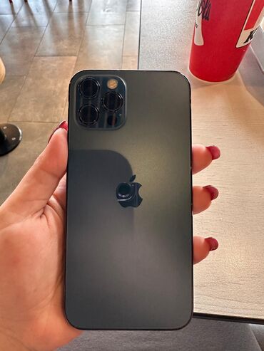 iphone 13 pro max ikinci el: IPhone 12 Pro, 128 GB, Mavi, Face ID, Barmaq izi