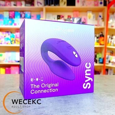 Товары для взрослых: Вибромассажер для пар We-Vibe Sync 2 NEW Purple. Вибромассажер имеет
