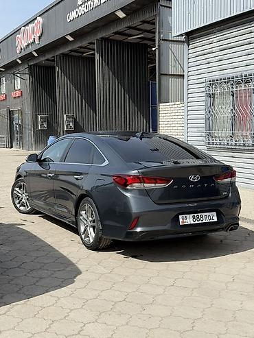 Тонировка автостекол: Hyundai Sonata, new rise 🇰🇷 седан бизнес-класса в темно-сером цвете — 5