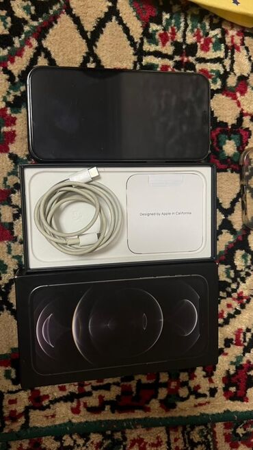 Apple iPhone: IPhone 12 Pro, 128 ГБ, Графит, Чехол, 78 % — 4