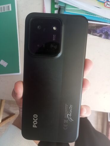 смарт чиси: Poco C65, Новый, 256 ГБ, цвет - Черный, 2 SIM