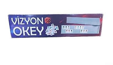 Oyuncaqlar: Okey oyunu "Vizyon"Vizyon Okeyin əsas məqsədi, əlinizdəki daşlarla — 1