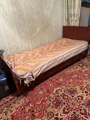 Мебель: Односпальная кровать с матрасом - Размер спального места — 2