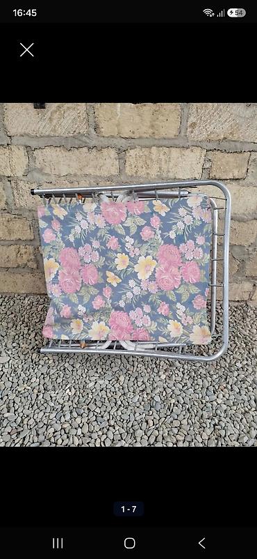 bag desti: Portativ qatlanan şezlonq/çimərlik çarpayısı - Material: möhkəm metal — 2